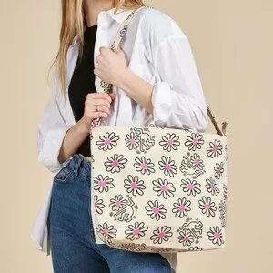 BAGGU x Keith Haring Horizontal Zip Duck Bag